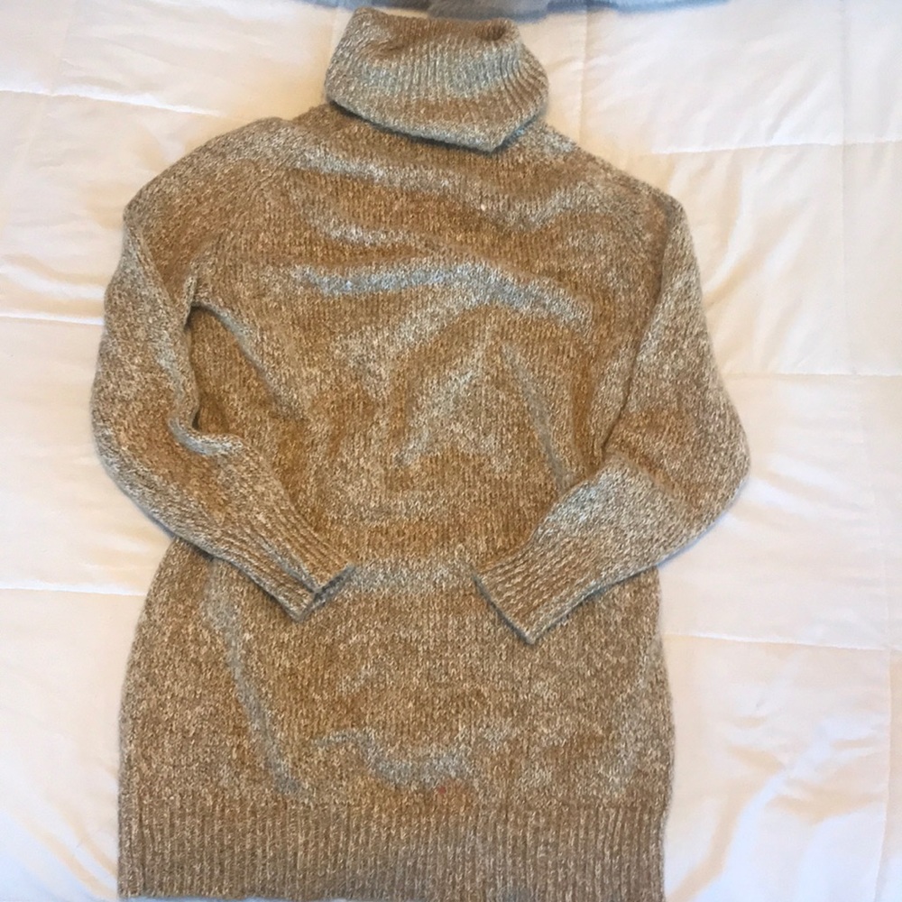 oversized cozy sweater dress